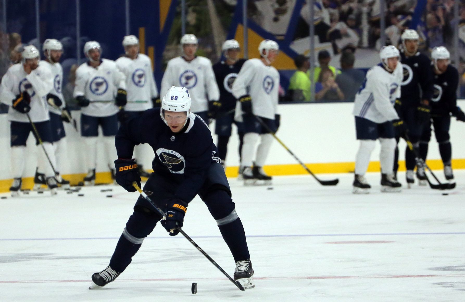 St. Louis Blues pre-season starts, Andreas Borgman